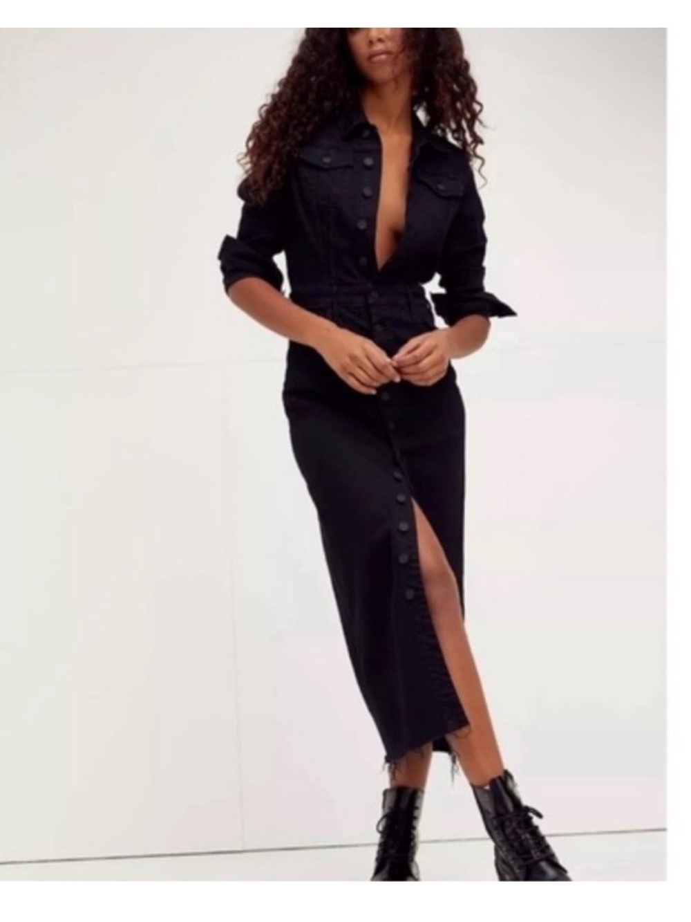 MOTHER the cover up black dress